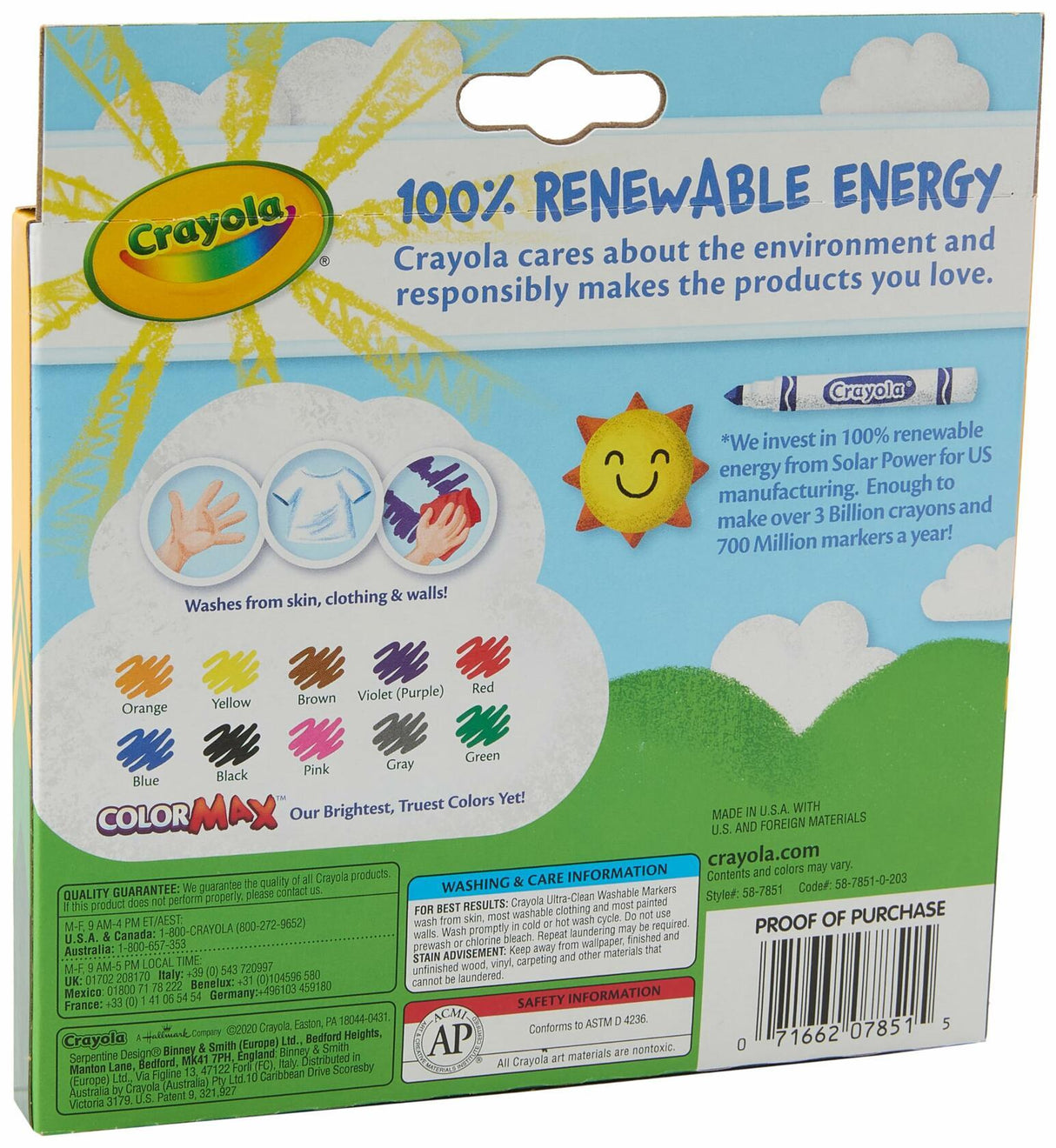 Crayola Broad Line Markers 10ct.