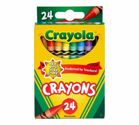 Crayola Crayons, Assorted Classic Colors, 24 Count.