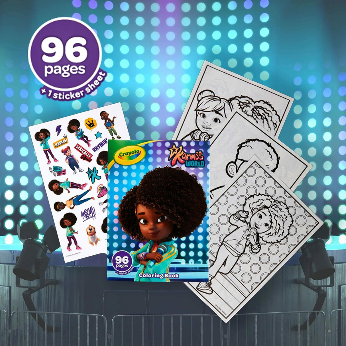 Crayola Karma's World Coloring Book.