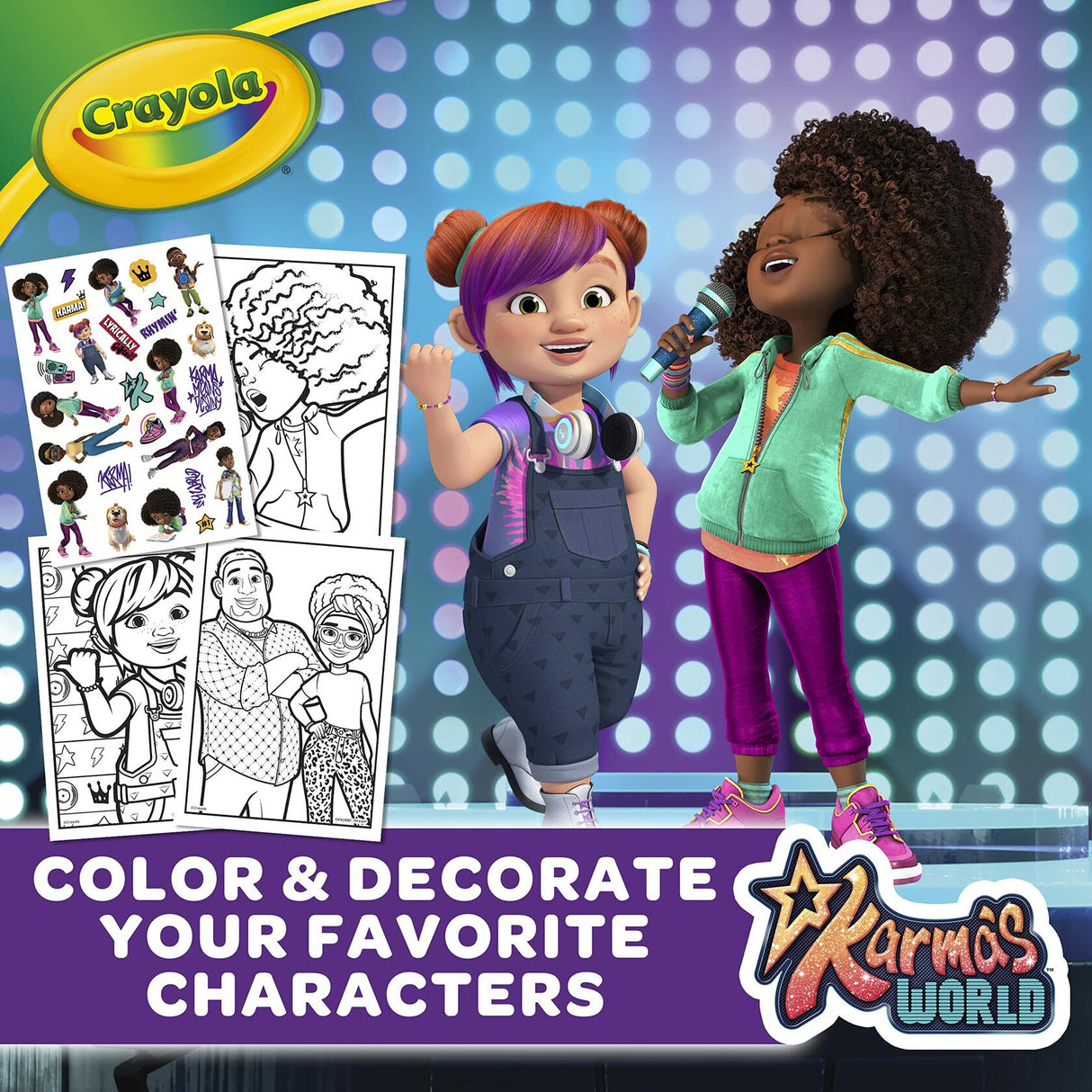 Crayola Karma's World Coloring Book.