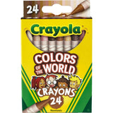 Crayola® Colors Of The World Crayons - Pack of 24 Crayons Crayola