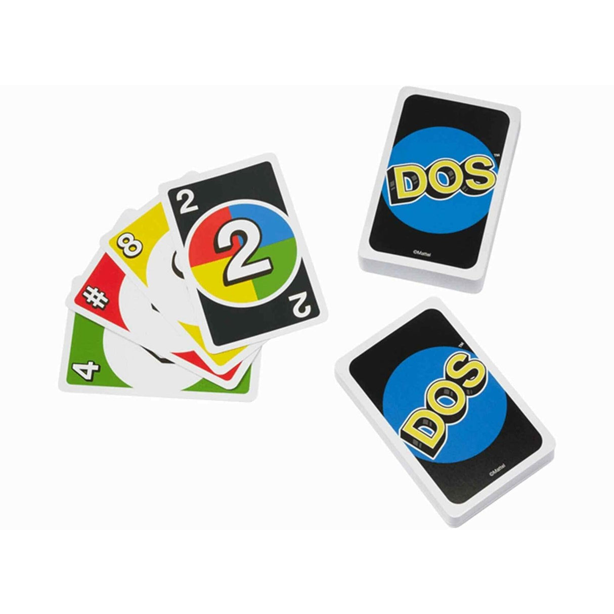 DOS Family Card Game Mattel