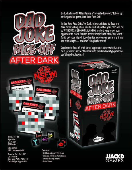 Dad Joke Face-Off After Dark - open box