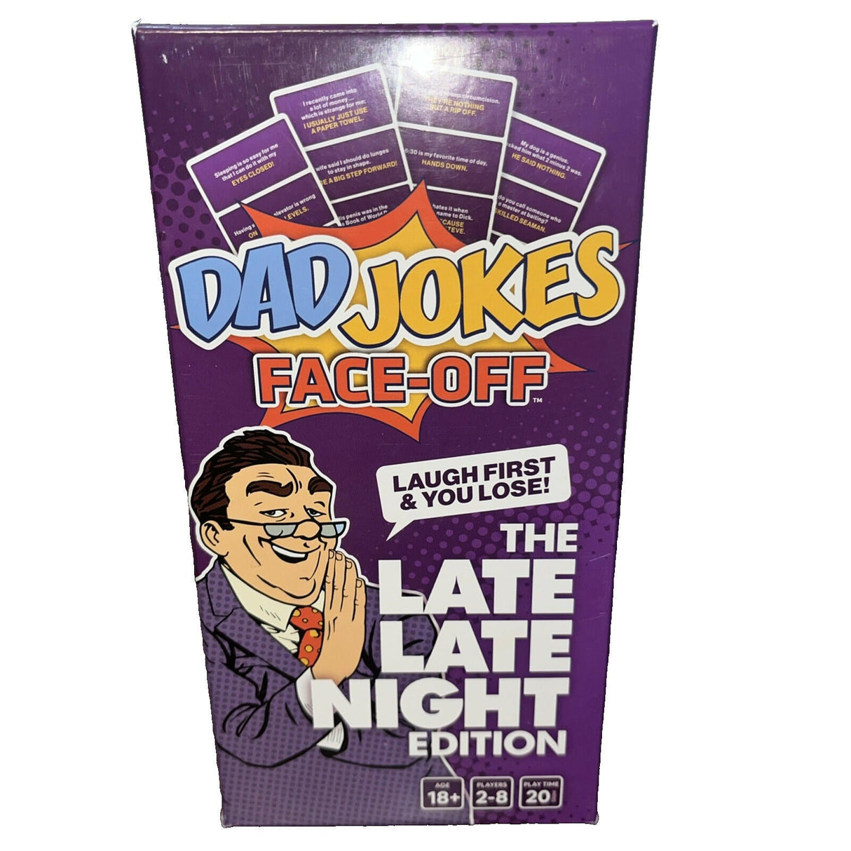 Dad Jokes Face Off - Late Night Edition Party Game