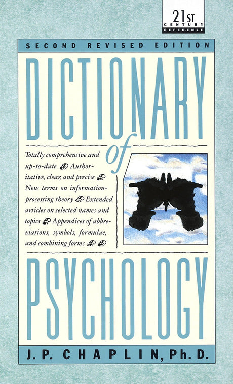 Dictionary of Psychology (Laurel Book) by J.P. Chaplin