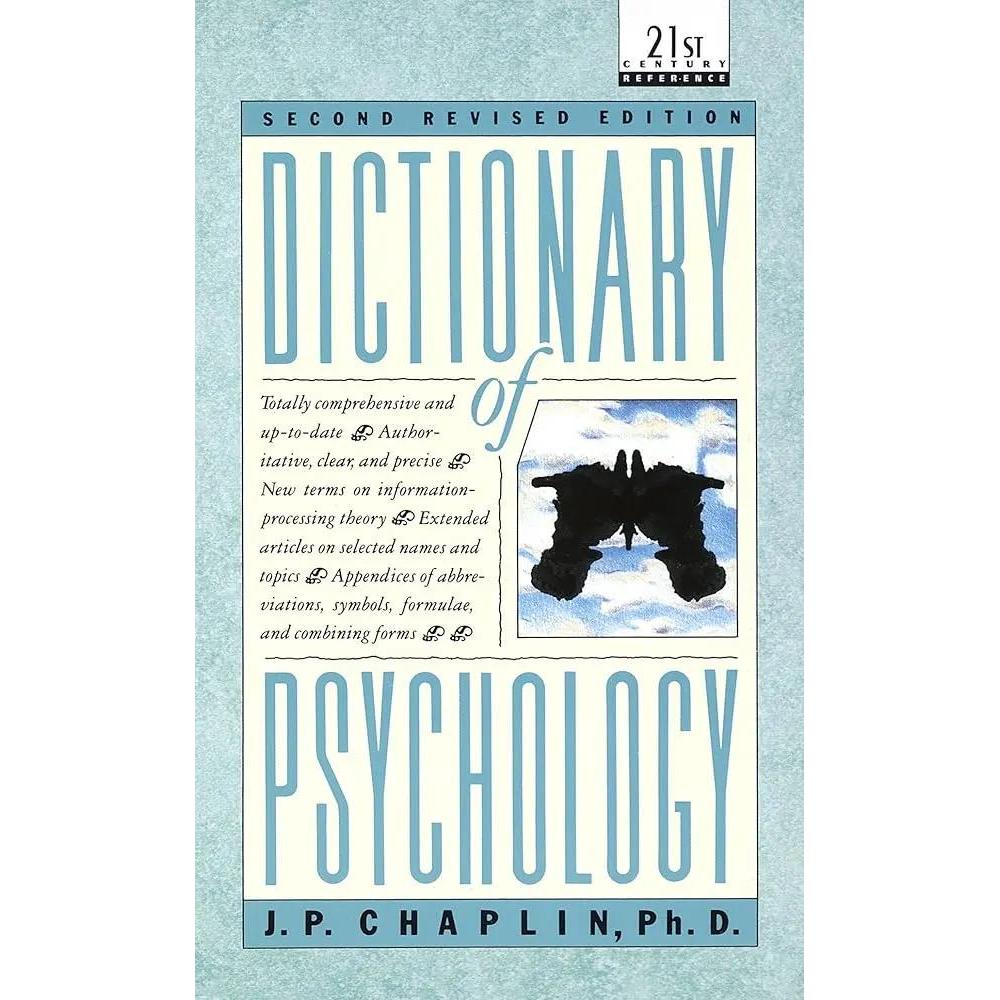 Dictionary of Psychology (Laurel Book) by J.P. Chaplin