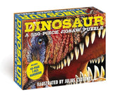 Dinosaurs: 550-Piece Jigsaw Puzzle and Book: A 550-Piece Family Jigsaw Puzzle Featuring The T-Rex Handbook! (Discovering) by Thomas Nelson, Julius