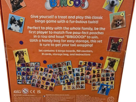 Dog Moods Bingo Family Game