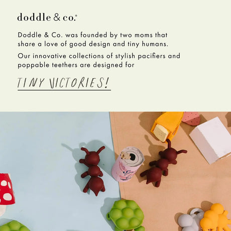 Doodle & Co. London Classic Pacifier for New Born Babies | 2 Pack