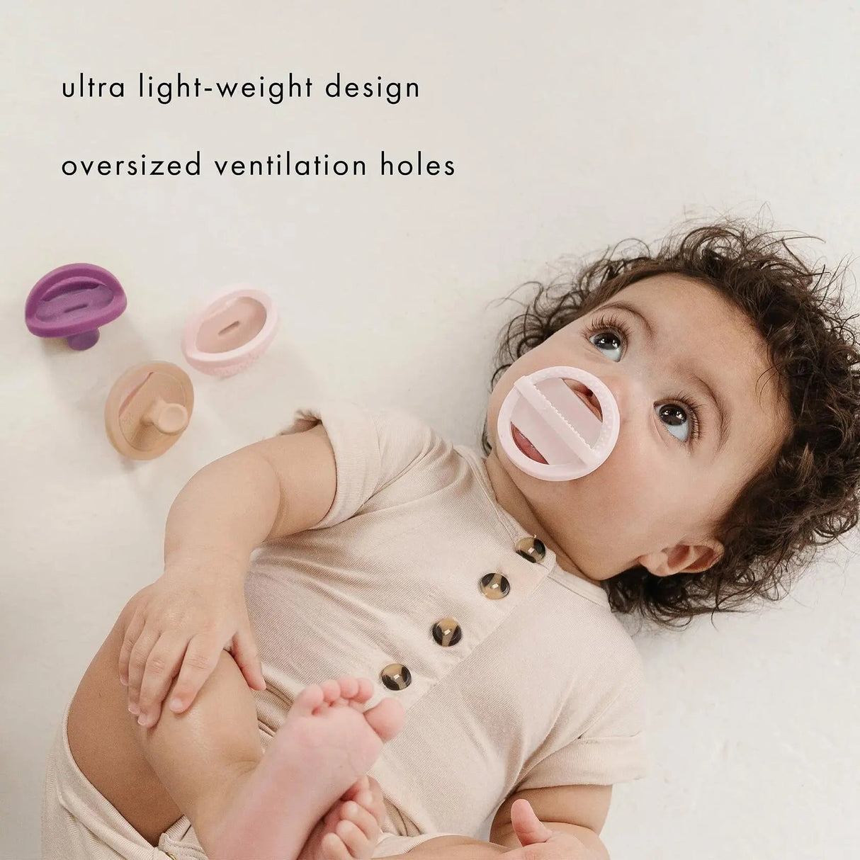 Doodle & Co. London Classic Pacifier for New Born Babies | BPA Free Angled Shape 100% Silicone for Infants with & Without Teeth | Helps Promote Healthy Oral Development | 0+ Months | 2 Pack 