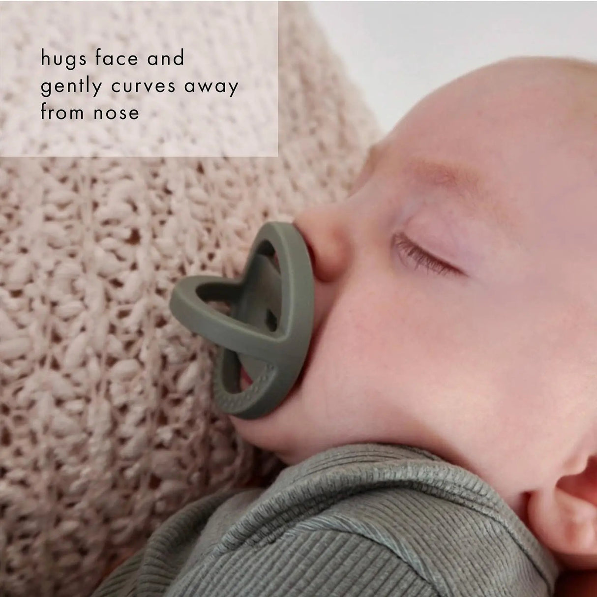 Doodle & Co. London Classic Pacifier for New Born Babies | BPA Free Angled Shape 100% Silicone for Infants with & Without Teeth | Helps Promote Healthy Oral Development | 0+ Months | 2 Pack 