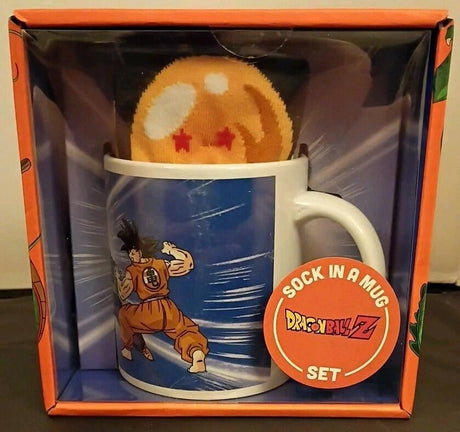 Dragon Ball Z Sock In A Mug Set Goku & Piccolo - Limited Edition.