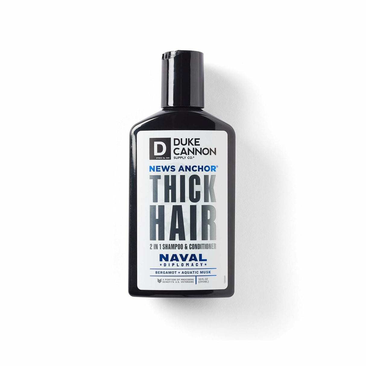 Duke Cannon 2-In-1 News Anchor Hair Wash - Naval Diplomacy Shampoo & Conditioner