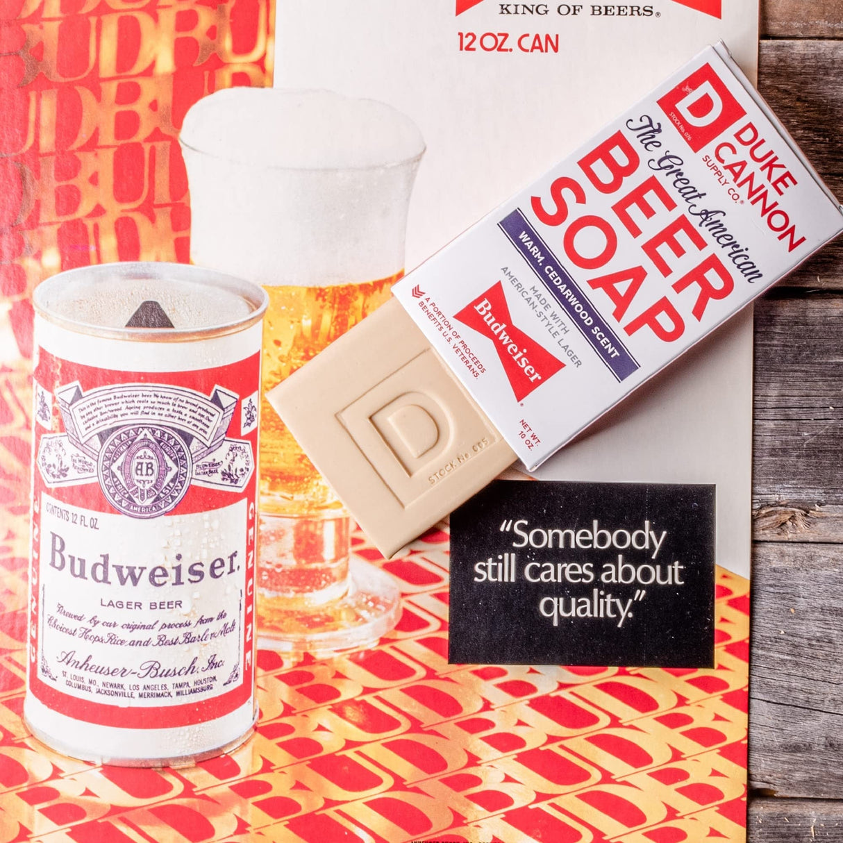 Duke Cannon Big Brick Budweiser Beer Soap