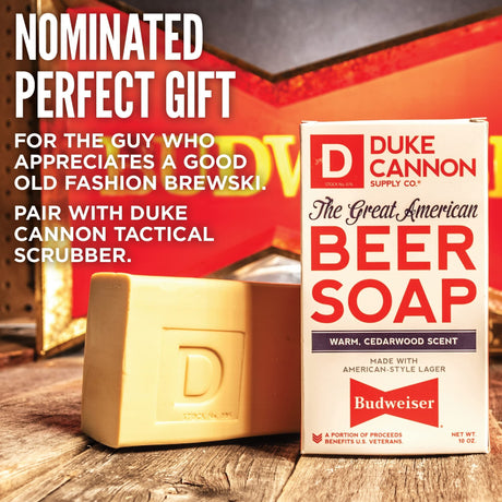 Duke Cannon Big Brick Budweiser Beer Soap