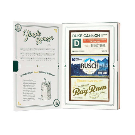 Duke Cannon Jingle Booze Big Ass Bricks of Soap Men's Gift Set