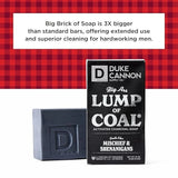 Duke Cannon Supply Co. Big Lump Of Coal Soap Bar (Bergamot & Black Pepper Scent)
