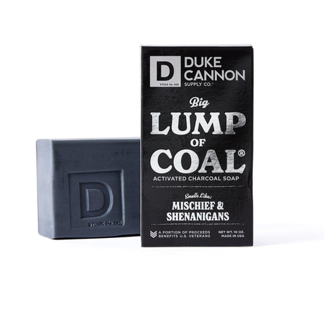 Duke Cannon Supply Co. Big Lump Of Coal Soap Bar (Bergamot & Black Pepper Scent)