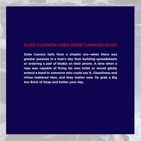 Duke Cannon Supply Co. Men's Bar Soap - Naval Diplomacy