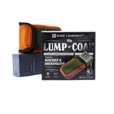 Duke Cannon Tactical Soap Pouch Holder & Scrubber + Lump of Coal Soap Bar (2 Piece Set).