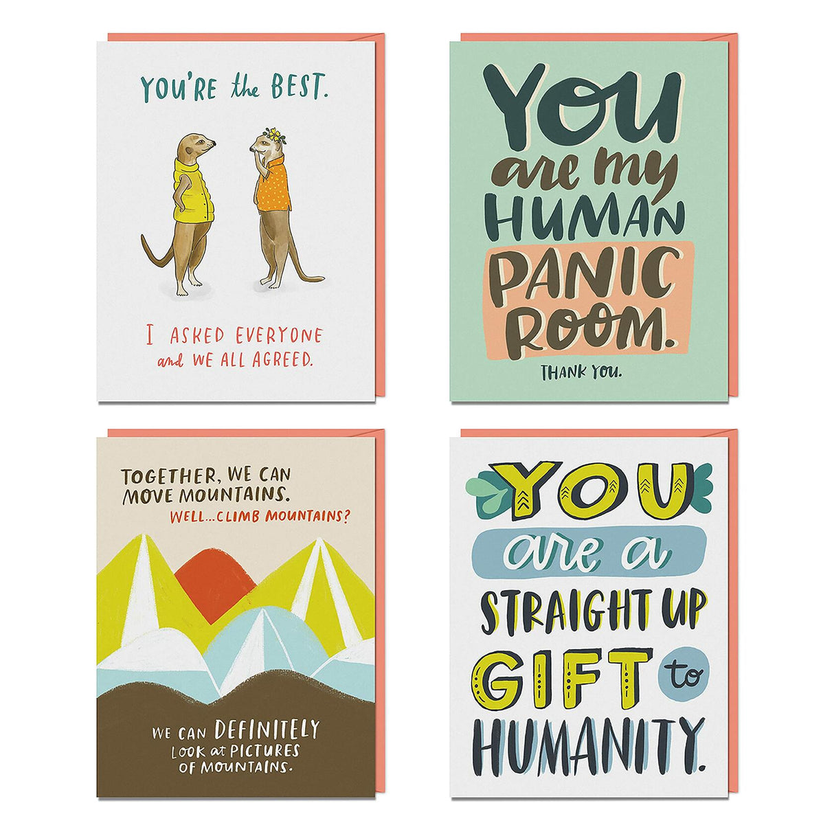 Em & Friends Friendship and Encouragement Cards 8 pack