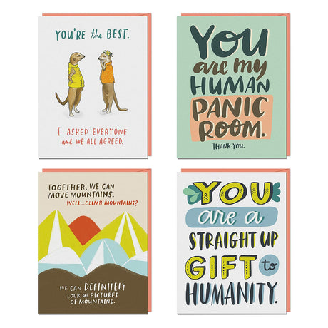 Em & Friends Friendship and Encouragement Cards 8 pack