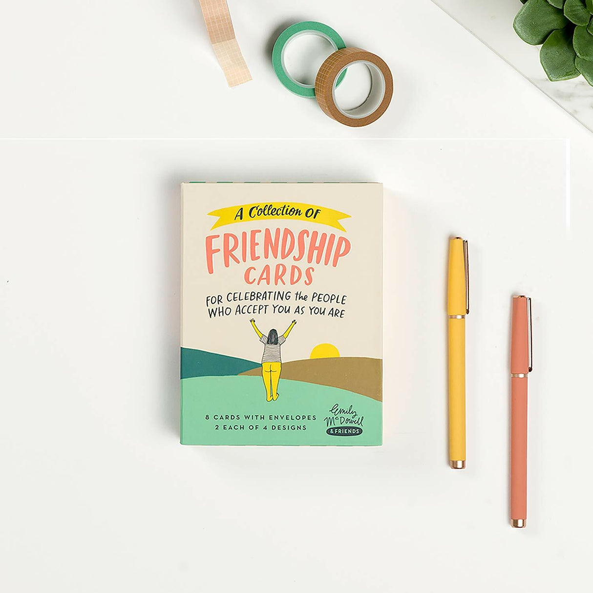 Em & Friends Friendship and Encouragement Cards 8 pack