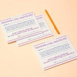Em & Friends Permission Slip Pad, Adult Permission to Feel Your Feelings Certificate Note Pad, 6.5 x 5-inches.