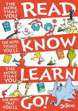 Eureka Dr. Seuss 'The More You Read' Classroom Poster.