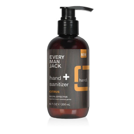 Every Man Jack Hand Sanitizer + Citrus  6.7 oz..