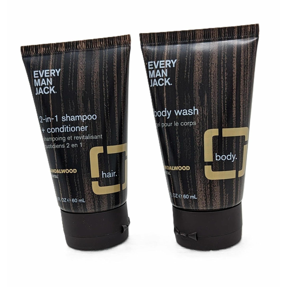 Every Man Jack® Sandalwood Body Trial & Travel Set - Tsa Approved Size