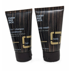 Every Man Jack® Sandalwood Body Trial & Travel Set - Tsa Approved Size
