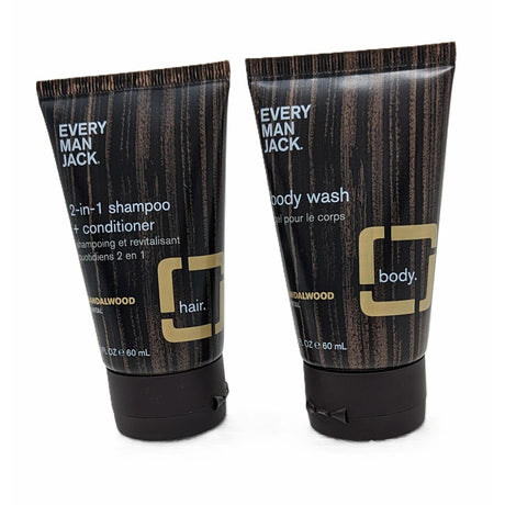 Every Man Jack® Sandalwood Body Trial & Travel Set - Tsa Approved Size