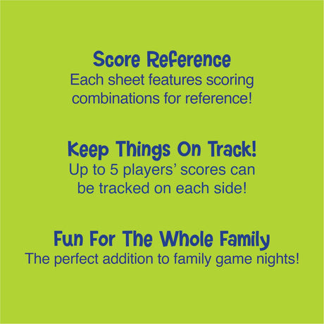 Farkle Score Sheets