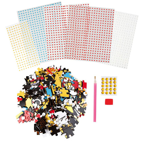 Fashion Angels Disney Minnie Mouse Crystalize It! DIY Puzzle Kit