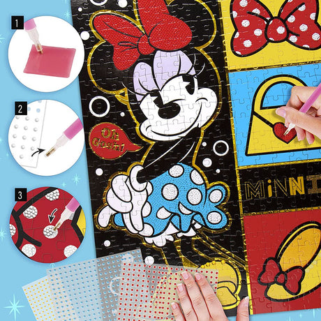 Fashion Angels Disney Minnie Mouse Crystalize It! DIY Puzzle Kit
