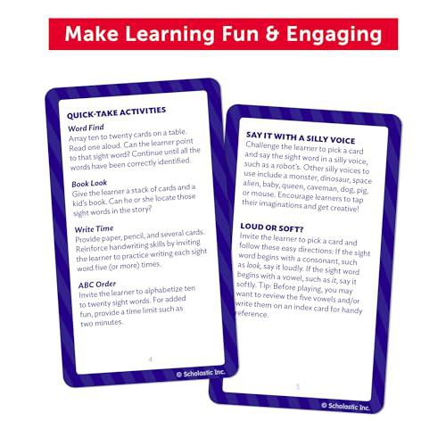 Flash Cards: Sight Words.