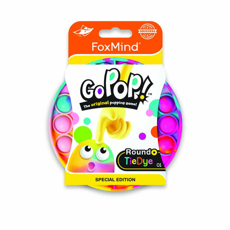 FoxMind Games Go Pop! Roundo Tie Dye Special Edition.