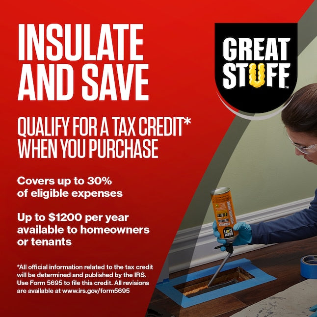GREAT STUFF Gaps and Cracks 12-oz Spray Foam Insulation.