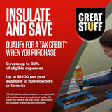 GREAT STUFF Gaps and Cracks 12-oz Spray Foam Insulation.