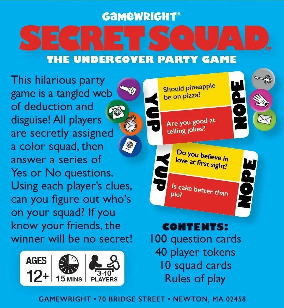 Gamewright Secret Squad Game