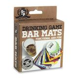 Gentlemans Club Drinking Game Bar Coasters.