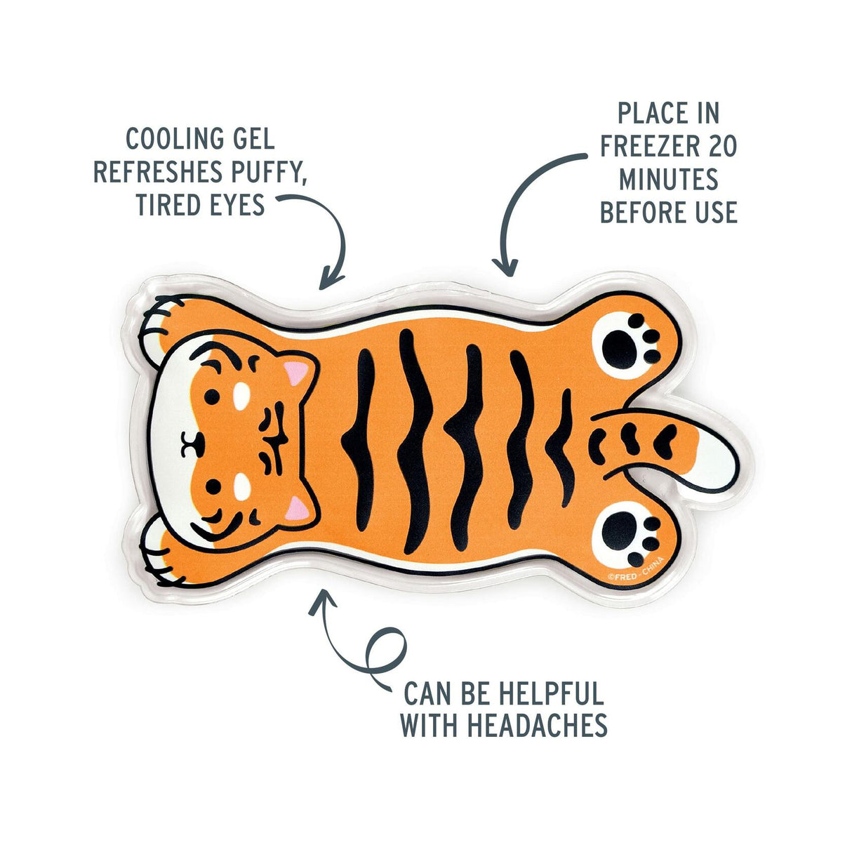 Genuine Fred Chill Out Eye Mask - Tiger Rug Genuine Fred