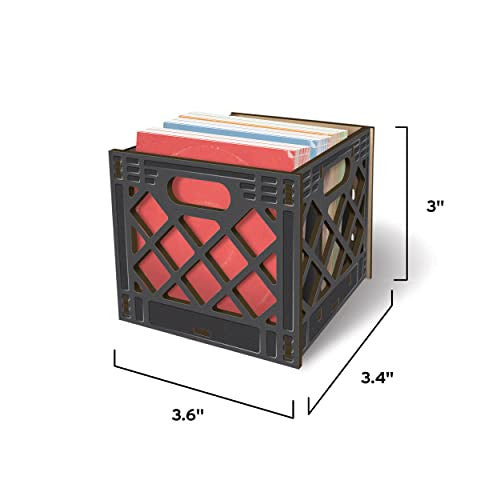 Genuine Fred For The Record, Milk Crate Notecard Holder Genuine Fred
