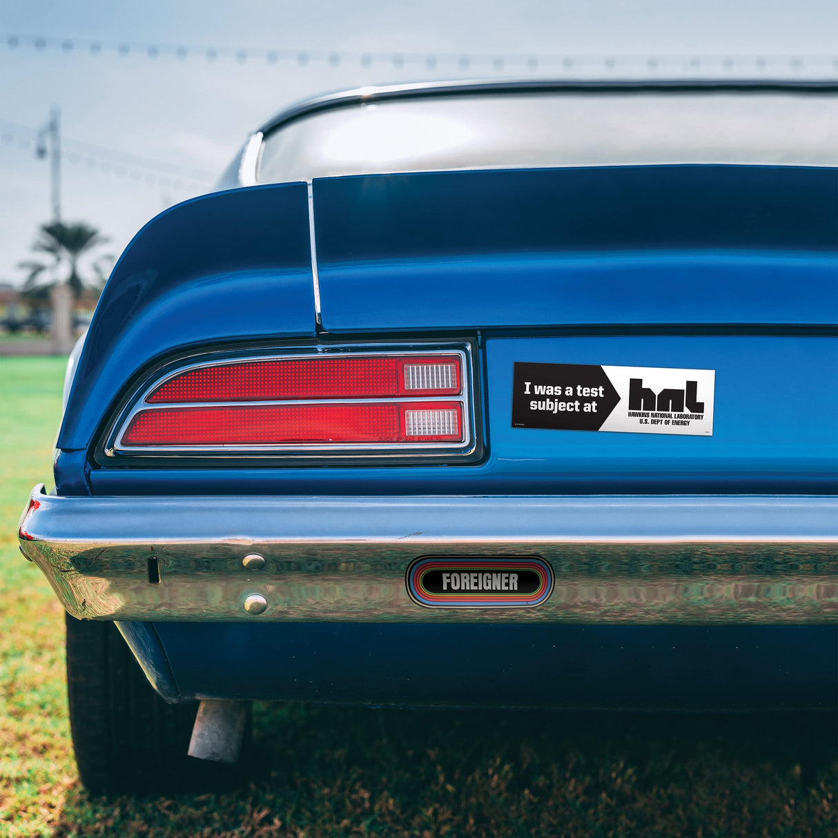 Genuine Fred Stranger Things Bumper Magnet "Test Subject Hawkins National Laboratory" Genuine Fred