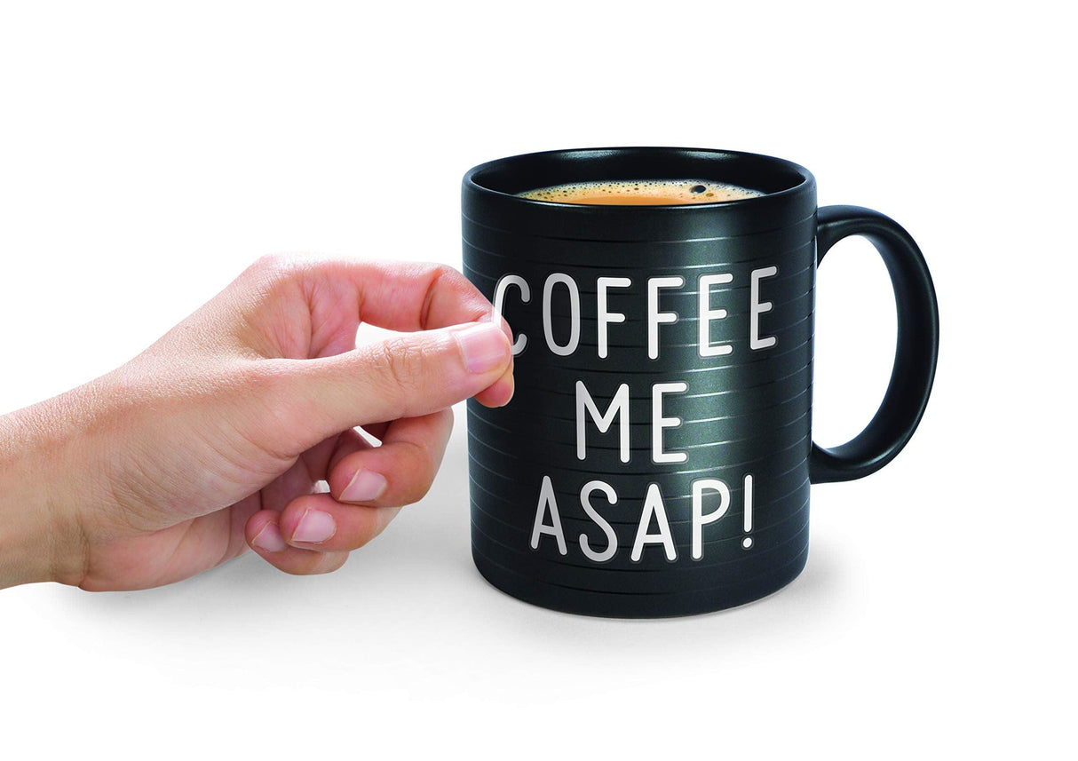 Genuine Fred WORD OF MOUTH - LETTERBOARD MUG.