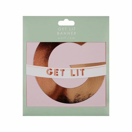 Get Lit Party Banner.
