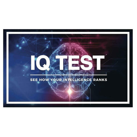 Gift Republic IQ Test Trivia Cards.