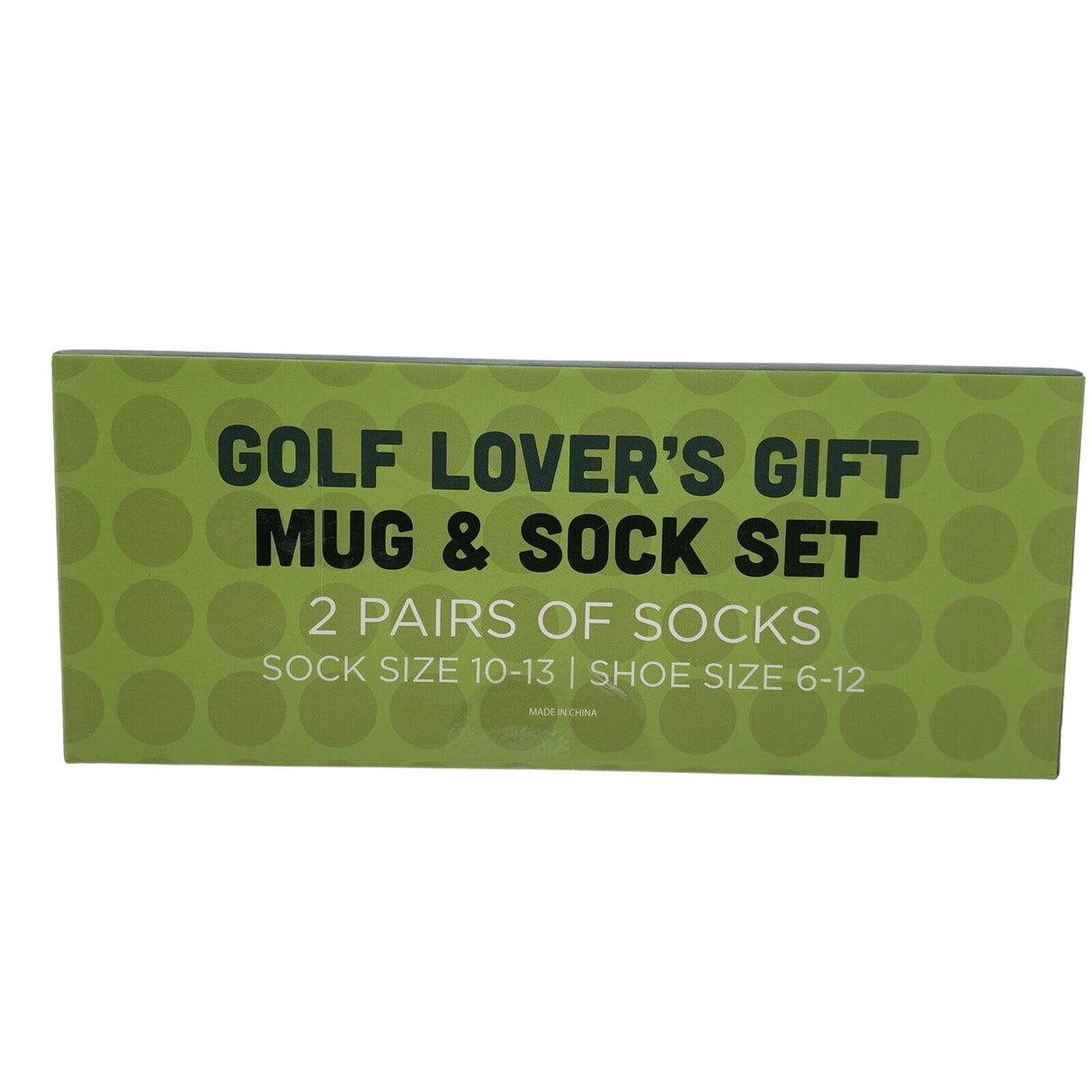Golf Lover’s Gift Mug & Sock Set.