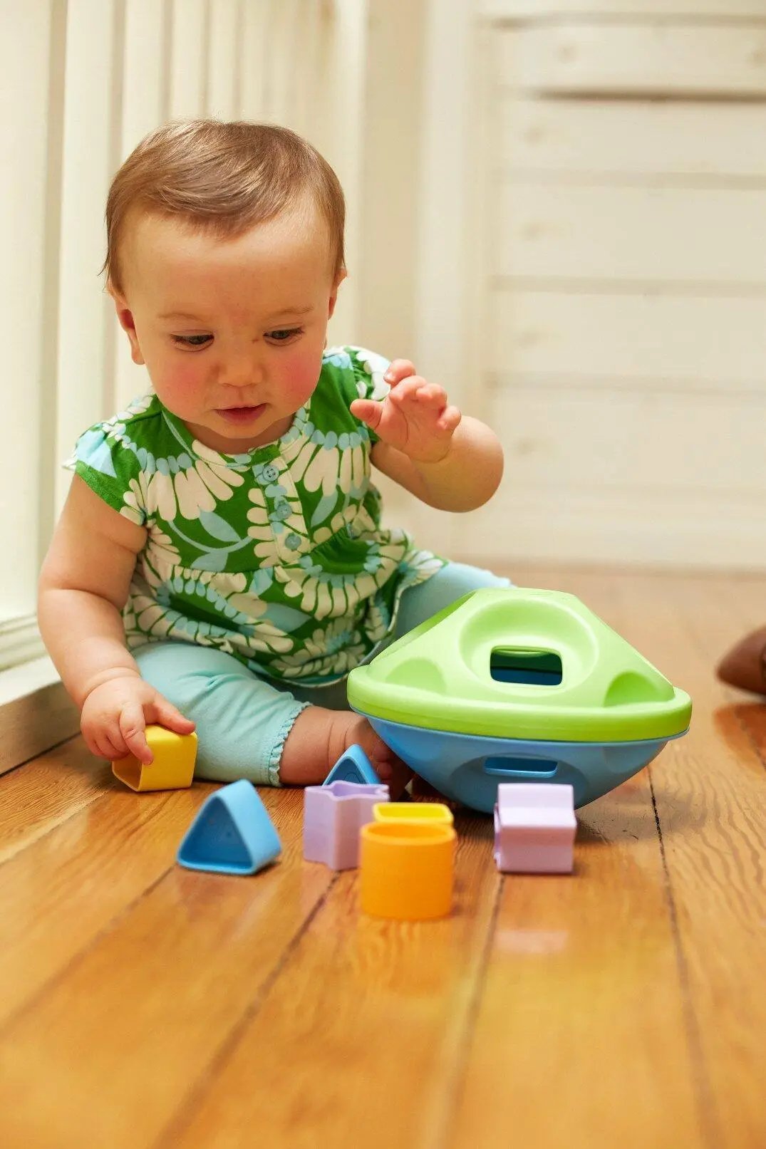 Green Toys Shape Sorter For 6 Months +, Green/Blue